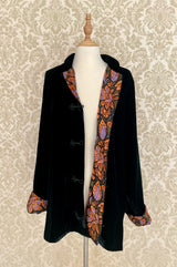 Velvet jacket with lining