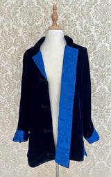Velvet jacket with lining