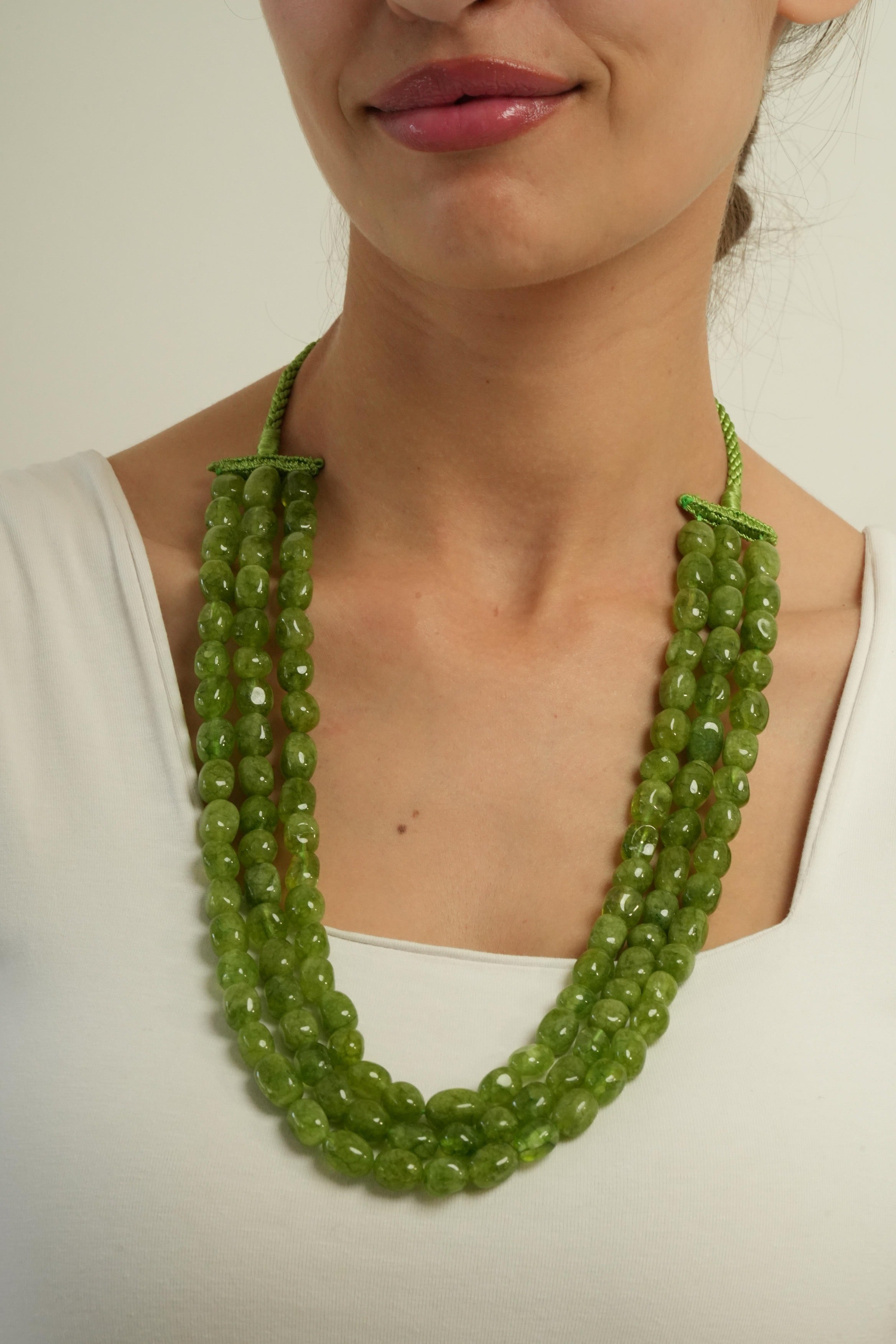 Multi-Strand Long Necklace